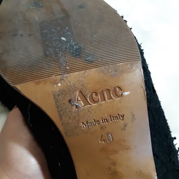 ACNE STUDIOS black suede Chelsea boots - Picture 4 of 5